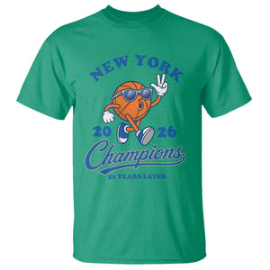 Funny New York 2026 Hoops Fan Graphic T Shirt Vintage 26 Champions Pride 53 Years Later