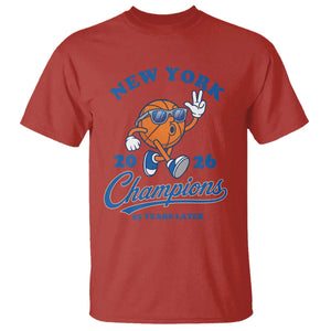 Funny New York 2026 Hoops Fan Graphic T Shirt Vintage 26 Champions Pride 53 Years Later