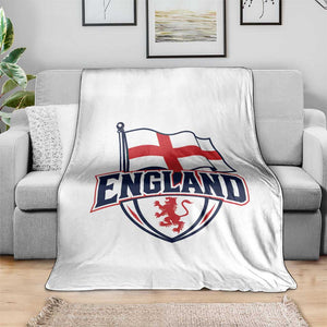 England Patriotic Crest St George Cross Flag Graphic Throw Blanket English Lion Crest Heritage Pride Souvenir TS02 Print Your Wear
