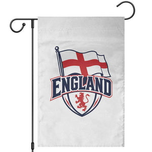 England Patriotic Crest St George Cross Flag Graphic Garden Flag English Lion Crest Heritage Pride Souvenir TS02 White Print Your Wear
