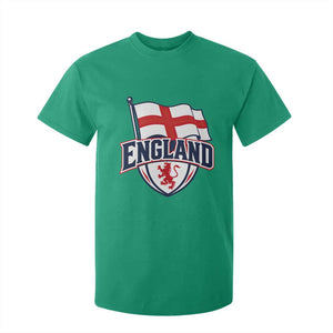 England Patriotic Crest St George Cross Flag Graphic T Shirt For Kid English Lion Crest Heritage Pride Souvenir TS02 Irish Green Print Your Wear