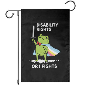 Funny Frog Disability Pride Flag Warrior Garden Flag Disability Rights Or I Fights