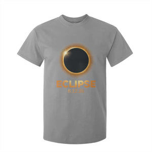 2026 Total Solar Eclipse T Shirt For Kid August 12 Totality Astronomy Souvenir TS02 Sport Gray Print Your Wear