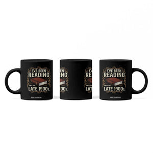 Funny Vintage 80s 90s Book Lover Coffee Mug I've Been Reading Since The Late 1900s Bookworm Humor