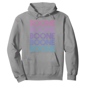 Retro Boone Name Lover Neon Gradient Typography Hoodie