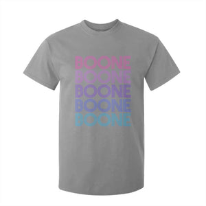 Retro Boone Name Lover Neon Gradient Typography T Shirt For Kid