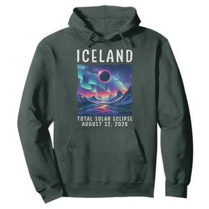 Iceland Total Solar Eclipse 2026 Aurora Hoodie Totality Northern Lights Astronomy Travel Gift