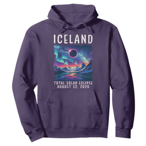 Iceland Total Solar Eclipse 2026 Aurora Hoodie Totality Northern Lights Astronomy Travel Gift