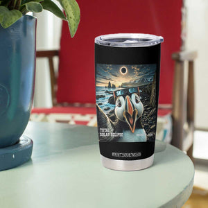 Puffin Selfie August 12 2026 Total Solar Eclipse Tumbler Cup Funny Totality Photographic Astronomy Souvenir TS02 Print Your Wear