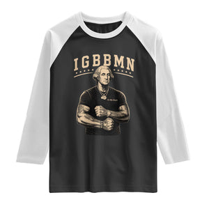 IGBBMN Buff George Washington Parody Raglan Shirt It’s Gonna Be Bad Funny Ironic Patriotic Founding Father