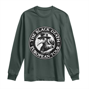 The Black Death European Tour 1347 Long Sleeve Shirt Funny Plague Doctor History Humor