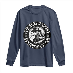 The Black Death European Tour 1347 Long Sleeve Shirt Funny Plague Doctor History Humor