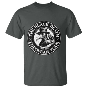 The Black Death European Tour 1347 T Shirt Funny Plague Doctor History Humor