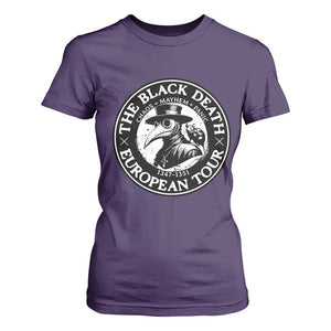 The Black Death European Tour 1347 T Shirt For Women Funny Plague Doctor History Humor