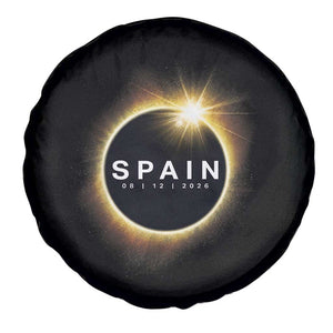 Spain Total Solar Eclipse 2026 Spare Tire Cover Path of Totality Astronomy Gift TS02 Print Your Wear