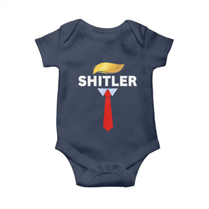 Funny Political Satire Baby Onesie Sarcastic Political Parody TS02 Navy Print Your Wear