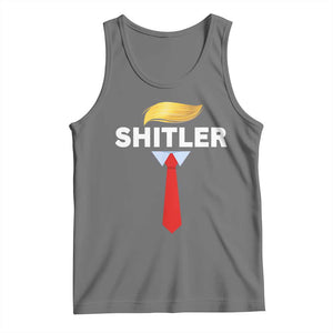 Funny Political Satire Tank Top Sarcastic Political Parody TS02 Black Heather Print Your Wear