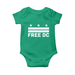 Free DC Baby Onesie Defend Washington D.C. Statehood Politics TS02 Irish Green Print Your Wear