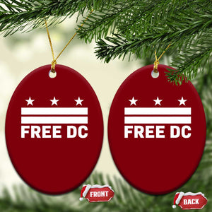 Free DC Ceramic Ornament Defend Washington D.C. Statehood Politics TS02 Print Your Wear