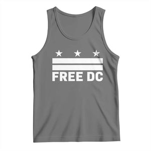 Free DC Tank Top Defend Washington D.C. Statehood Politics TS02 Black Heather Print Your Wear