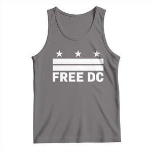 Free DC Tank Top Defend Washington D.C. Statehood Politics TS02 Deep Heather Print Your Wear