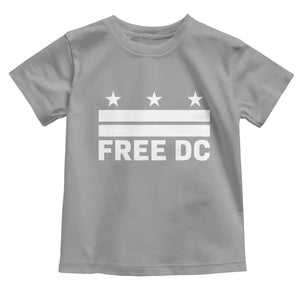 Free DC Toddler T Shirt Defend Washington D.C. Statehood Politics TS02 Sport Gray Print Your Wear