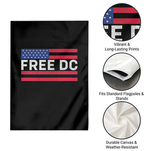 Free DC Patriotic Garden Flag Defend Washington D.C. Statehood American Flag TS02 Print Your Wear
