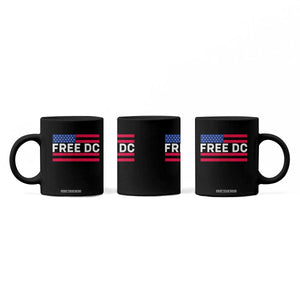 Free DC Patriotic Coffee Mug Defend Washington D.C. Statehood American Flag TS02 Print Your Wear