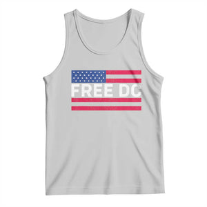 Free DC Patriotic Tank Top Defend Washington D.C. Statehood American Flag TS02 Ash Print Your Wear