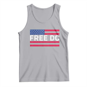 Free DC Patriotic Tank Top Defend Washington D.C. Statehood American Flag TS02 Athletic Heather Print Your Wear