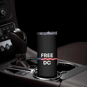 Free DC Skinny Tumbler Defend Washington D.C. Statehood Rights TS02 Print Your Wear