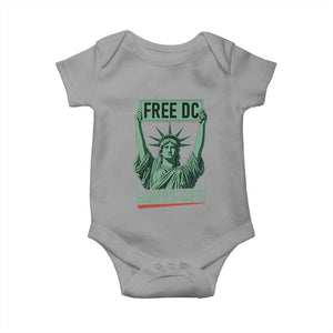 Free DC Hands Off Baby Onesie Statue of Liberty for Washington D.C. Rights TS02 Sport Gray Print Your Wear