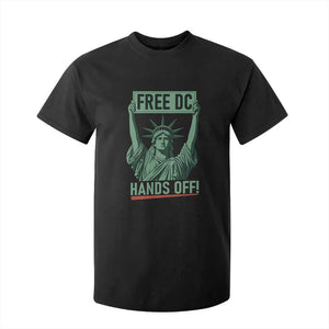 Free DC Hands Off T Shirt For Kid Statue of Liberty for Washington D.C. Rights TS02 Black Print Your Wear