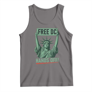 Free DC Hands Off Tank Top Statue of Liberty for Washington D.C. Rights TS02 Deep Heather Print Your Wear