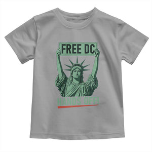 Free DC Hands Off Toddler T Shirt Statue of Liberty for Washington D.C. Rights TS02 Sport Gray Print Your Wear