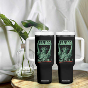 Free DC Hands Off Tumbler With Handle Statue of Liberty for Washington D.C. Rights TS02 Print Your Wear