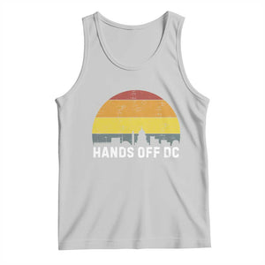 Hands Off DC Tank Top Retro Washington D.C. Skyline TS02 Ash Print Your Wear