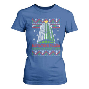 Nakatomi Plaza T Shirt For Women Christmas Party 1988 TS02 Royal Blue Print Your Wear