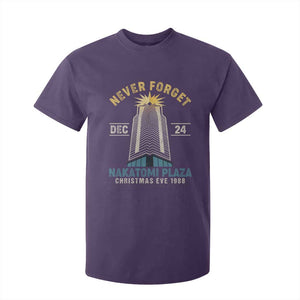 Nakatomi Plaza T Shirt For Kid Never Forget December 24 Christmas Eve 1988 TS02 Purple Print Your Wear