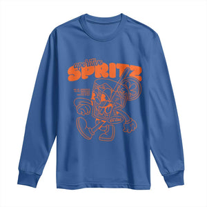 Aperitivo Spritz Long Sleeve Shirt Funny Italiano Aperollin' Recipe TS02 Royal Blue Print Your Wear