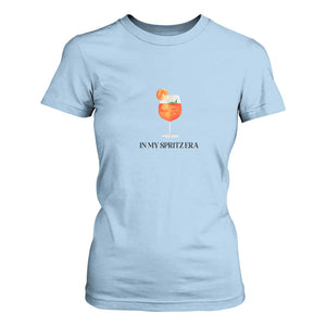 Aperol Spritz Lover T Shirt For Women In My Spritz Era Holy TS02 Light Blue Print Your Wear