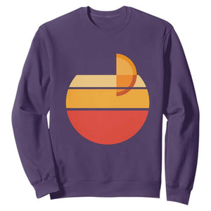 Aperol Spritz Sweatshirt Sprizz Summer Cocktail Lover Retro Sunset TS02 Purple Print Your Wear