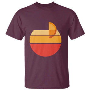 Aperol Spritz T Shirt Sprizz Summer Cocktail Lover Retro Sunset TS02 Maroon Print Your Wear