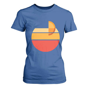Aperol Spritz T Shirt For Women Sprizz Summer Cocktail Lover Retro Sunset TS02 Royal Blue Print Your Wear