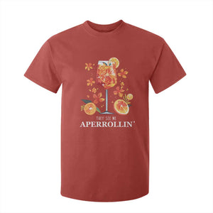 Aperol Spritz T Shirt For Kid They See Me Aperrollin Summer Cocktail TS02 Red Print Your Wear