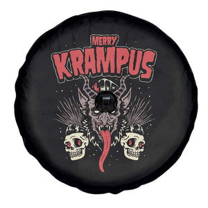 Merry Krampus Christmas Spare Tire Cover Naughty Xmas Psychobilly Horror TS02 Print Your Wear