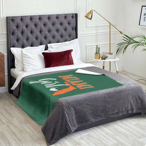 Miami Girl Pride Throw Blanket Florida State Map Local Love TS02 Print Your Wear