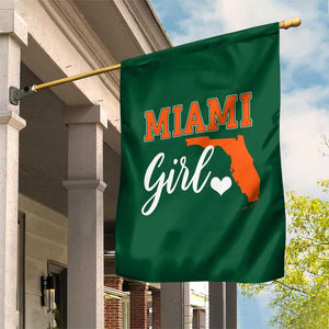 Miami Girl Pride Garden Flag Florida State Map Local Love TS02 Print Your Wear