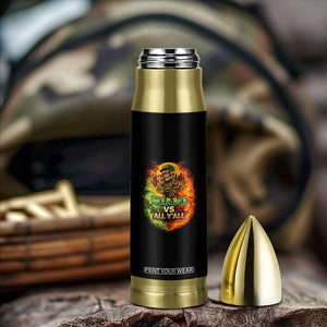 Miami vs All You All 305 Skeleton Flame Graphic Bullet Tumbler Tropical City Pride Florida Love TS02 Print Your Wear