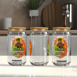 Miami vs All You All 305 Skeleton Flame Graphic Glass Can Tropical City Pride Florida Love TS02 Print Your Wear